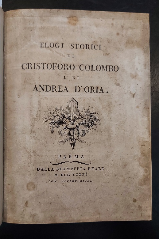 Elogi storici di Cristoforo Colombo e di Andrea D'Oria